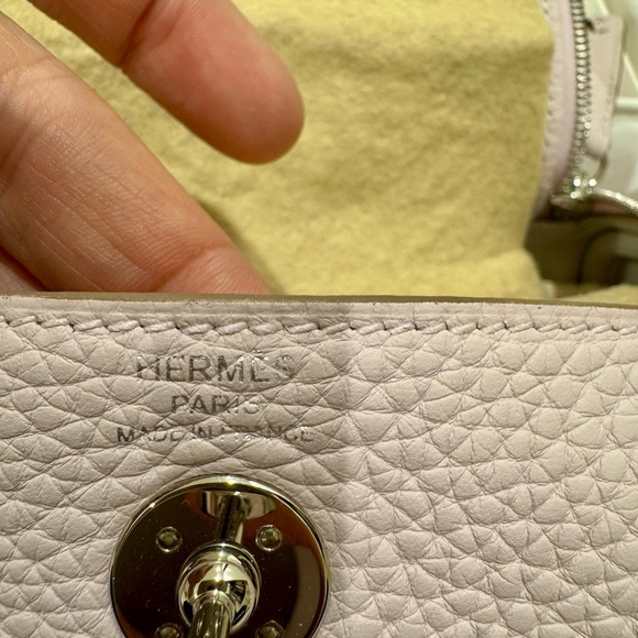 Authentic Pink Hermes Mini Lindy - Mauve Pale Full set - Picture 12 of 13
